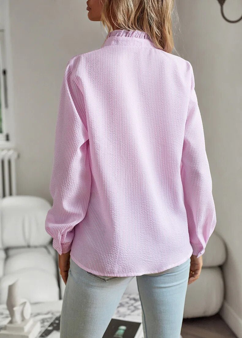 Amélie | Blouse Élégante Rose