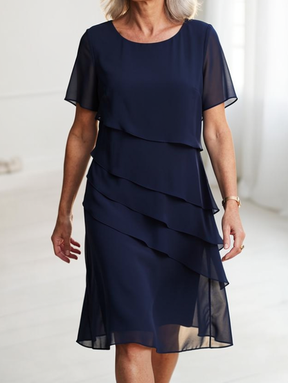 Juliette – Robe élégance fluide à volants