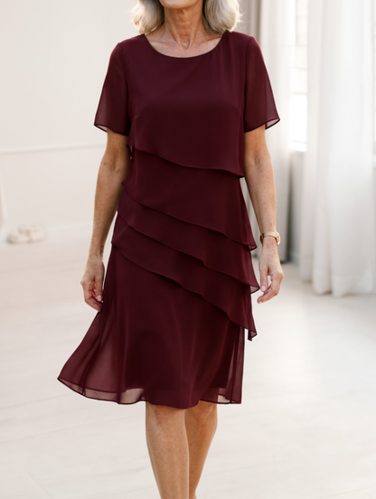 Juliette – Robe élégance fluide à volants