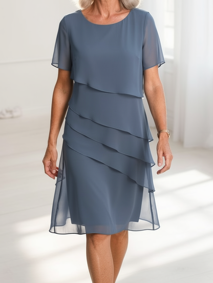 Juliette – Robe élégance fluide à volants