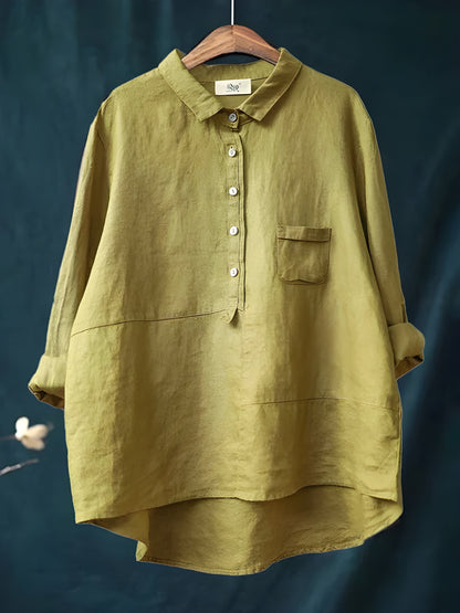 Elvie | Blouse élégante en lin