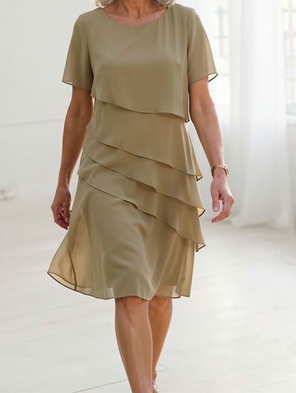 Juliette – Robe élégance fluide à volants