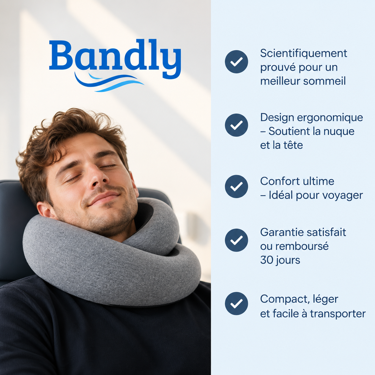 Bandly™ Oreiller de Voyage