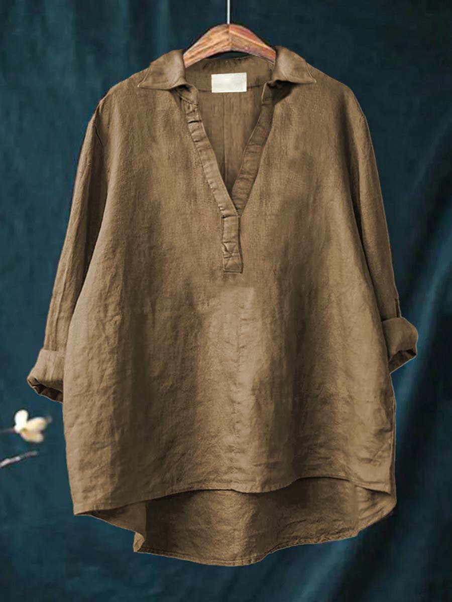 Andrea | Blouse élégante en lin