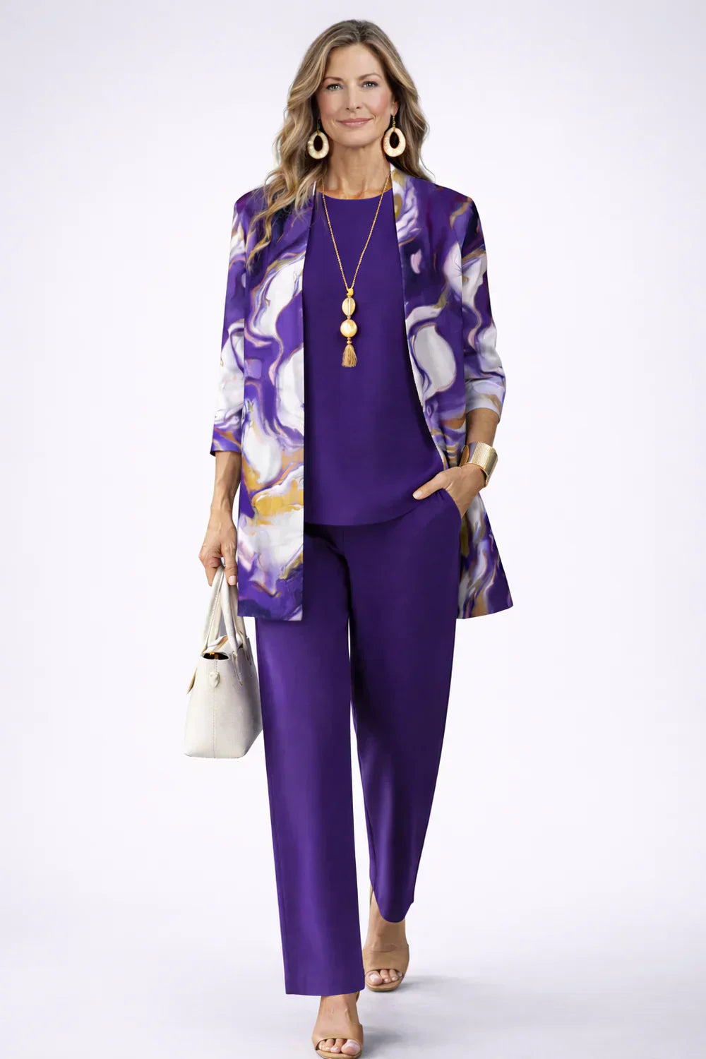 Violet & Blanc / 5XL