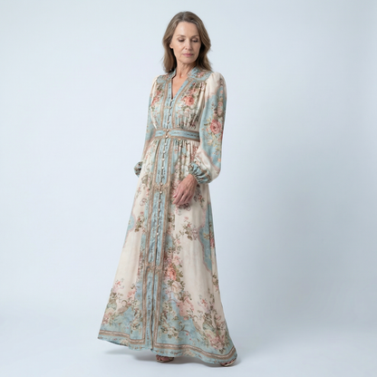 Evelyn Grace | Robe maxi florale