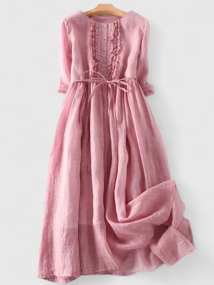 Carole | Robe Midi Élégante
