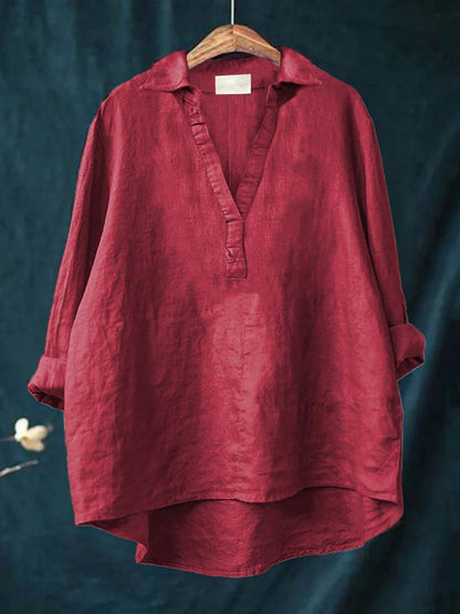 Andrea | Blouse élégante en lin