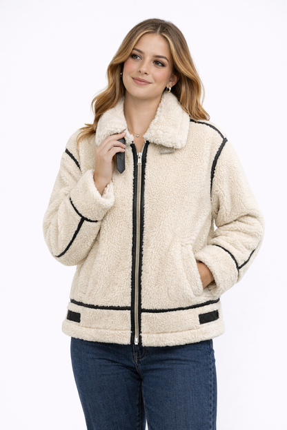 Élodie | Veste Patchwork Douillette
