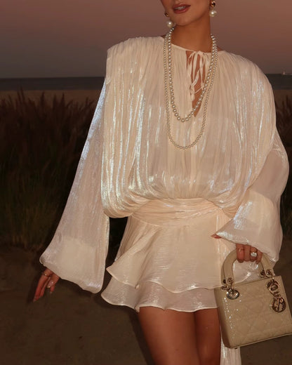 Ivy | Lantern Mini Dress