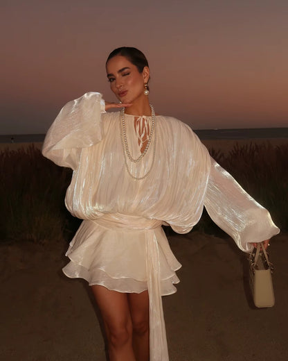 Ivy | Lantern Mini Dress