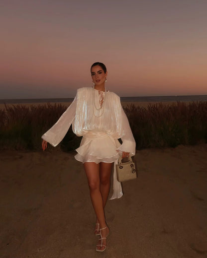 Ivy | Lantern Mini Dress