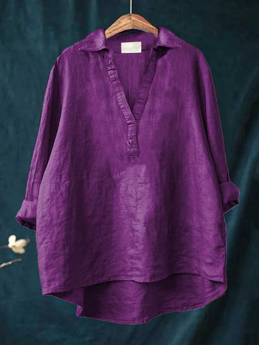 Andrea | Blouse élégante en lin