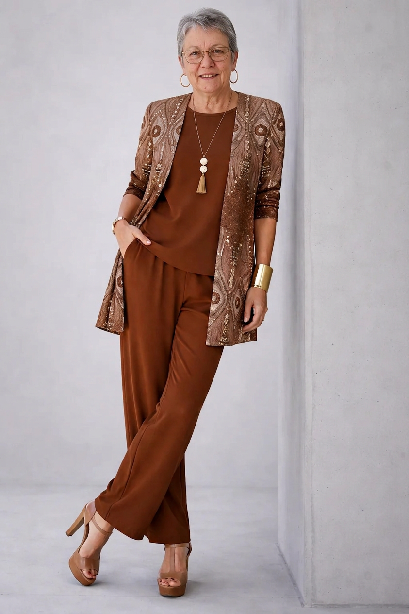 Marron / 5XL
